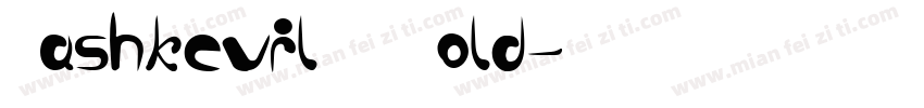 PashkevilMF Bold字体转换